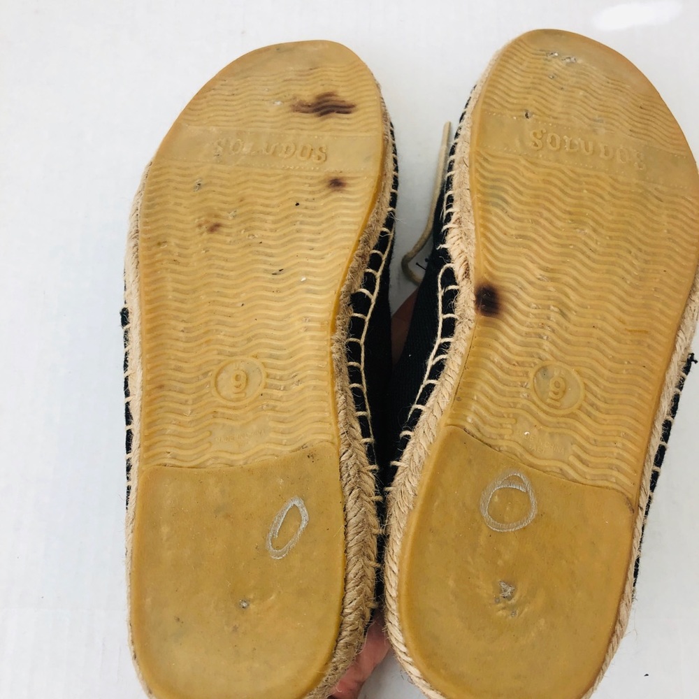 ⭐️SOLD⭐️Soludos Black Lace Up Espadrilles - Picture 8 of 8